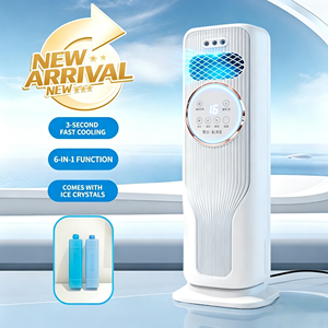 Portable Tower Fan Heater and <b>Cooler</b> Bladeless Air Circulator Low Noise Energy Saving for Home Office Hotel - Product Image 6