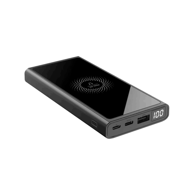 Portable 20000mah Power Bank Micro USB Interface Pd QC 3.0 Fast Charging 15w Wireless Charger 10000mah 22.5w External Battery