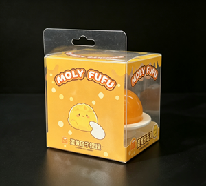 Boîte pliante transparente en PVC imprimée sur mesure pour l'emballage de jouets anti-stress, emballage cadeau, présentoir de vente au détail - Product Image 2