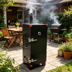 <span class=keywords><strong>Barbecue</strong></span> extérieur avec cheminée réglable, aérations ajustables et bac à charbon d'essence amovible - Product Image 5