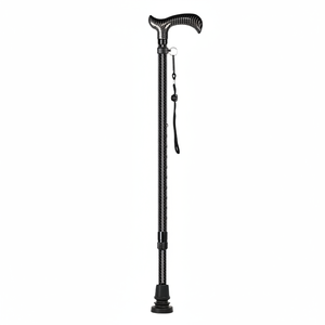 Bâton de marche anti-chute en alliage d'aluminium pour personnes âgées, antidérapant, télescopique, pour la réadaptation. - Product Image 1