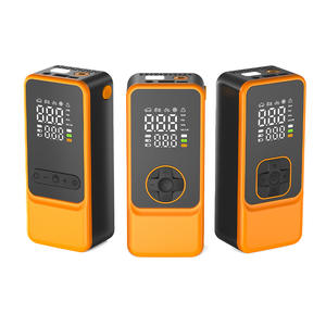 Compresseur d'air portable <span class=keywords><strong>rechargeable</strong></span> 100W - Pompe à air numérique à double écran 1800mA*3 (Dégonflage + Sortie USB d'urgence) - Product Image 2