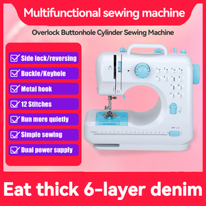 <span class=keywords><strong>Machine</strong></span> à <span class=keywords><strong>coudre</strong></span> portable EU Stock Blue 505A à double vitesse pour débutants et enfants, <span class=keywords><strong>simple</strong></span> et facile à utiliser - Product Image 3
