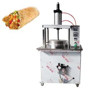 automatic chapati pizza base arabic bread making machine roti Lavash spring roll machine