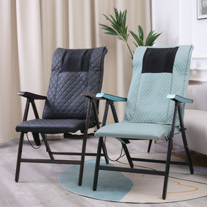 KS Massage Recliner Chair Foldable Neck Hip Massage Home Use Living Room Balcony Beach Chair Beige Blue Black Plug In - Product Image 3
