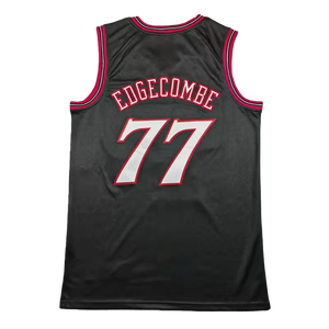 2026年ニューモデル 77 VJ エッジコム 高品質ユニフォームシャツ 刺繍入りシティエディション バスケットボールジャージシャツ - Product Image 4