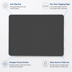 Tapis en silicone pour chaise, pour sols en bois dur, tapis de sol rectangulaires, protection pour <span class=keywords><strong>carrelage</strong></span> en bois, pour le bureau <span class=keywords><strong>et</strong></span> la maison - Product Image 3