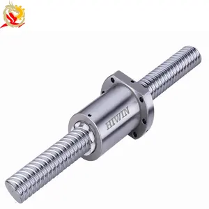 SCR2504 Customized Shaft LZC Ball Roller Screw Driven Linear Actuator Axis With Nut Seat