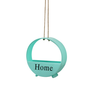 Nordic INS Flower Basket Living Dining Rooms Balcony Creative Pendant Indoor Plastic Crafts Wall Hanging