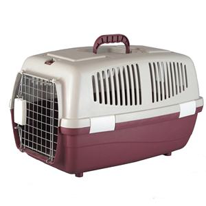 Chenil pour chien de compagnie en plastique d'acier inoxydable de haute qualité grand Type de palette de Cage en fer de <span class=keywords><strong>Transport</strong></span> extérieur avec emballage de boîte de plateau en plastique - Product Image 1