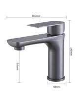 Robinet de lavabo de salle de bain en acier inoxydable à trou unique de haute qualité mitigeur d'eau froide et chaude robinet de lavabo