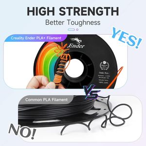 Filamento Ender Rainbow PLA Plus de 1.75mm, 1kg, Multicolor, Filamento de Plástico para Impresora 3D - Product Image 4