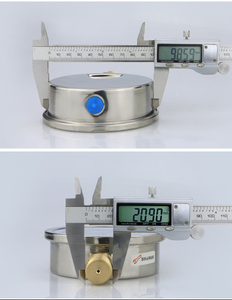 <span class=keywords><strong>1</strong></span>.<span class=keywords><strong>6</strong></span>% precisione 100mm comparatore manometro carburante riempito d'olio - Product Image 4