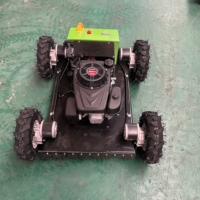 Tondeuse à gazon autotractée 4x4 à roues de 550 mm, moteur essence 4 temps 224 cm³, télécommandée, pour ferme et verger, certifiée CE EPA, DIY, vente en gros