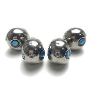 Plomb de pêche en tungstène 97% en forme de tête d'oiseau, yeux rouges <span class=keywords><strong>et</strong></span> bleus, en alliage d'acier tungstène à haute densité, pour la pêche au leurre - Product Image 5