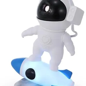 宇航员银河投影仪，银河夜灯，15个带远程和应用控制的儿童白噪声太空伙伴投影仪，礼物