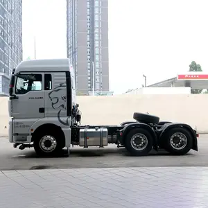 Destek renk özelleştirme ikinci el sitrak 6x4 traktör kamyon kafa 380hp 10 wheeler kullanılan traktör kafa kamyon