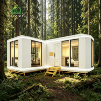 Capsule mobile modulaire pour la vie et le travail en extérieur, maison-capsule pour écoles, hôpitaux, hôtels