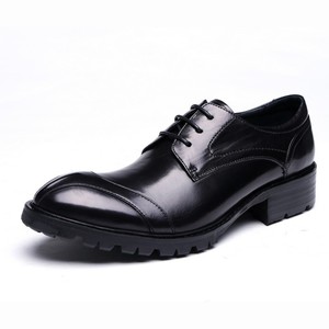 Zapatos Oxford de Cuero Auténtico con Correa Ajustable y Soporte Estable, Zapatos de Oficina y Carrera con Punta en Pico para Hombre - Product Image 4