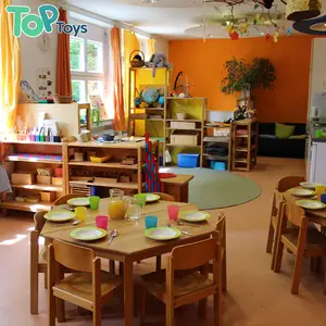 Enfants Montessori maternelle ensemble de meubles garderie pour intérieur pépinière préscolaire classe Tables et chaises pour enfants