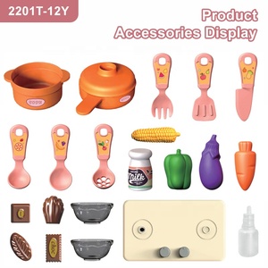Nouvelle série de jouets de cuisine personnalisés, ensemble de <span class=keywords><strong>vaisselle</strong></span> de cuisine simulée, vaporisateur de lumière, boîte de rangement pour jouets de maison, ensemble de jouets de cuisine de simulation - Product Image 5