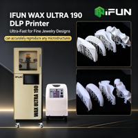 Imprimante 3D à oxygène automatique à grande vitesse industrielle IFUN Wax Ultra 190 DLP Ultra HD PLA Nouvelle précision pour l'impression 3D professionnelle