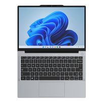 Harga Pabrik Ultrabook 14 Inci Prosesor Intel Core Ultra 5-225H AI 16 Core 16G 32G DDR5 RJ45 Laptop Bisnis Portabel Berbahan Metal