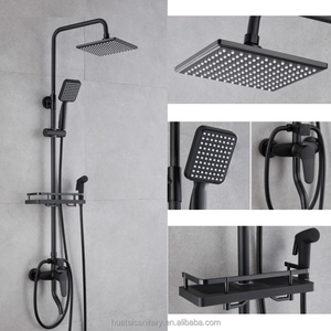 Juego de grifería mezcladora, sistema de lluvia, grifos de combinación, <span class=keywords><strong>grifo</strong></span> de <span class=keywords><strong>ducha</strong></span> de baño - Product Image 1