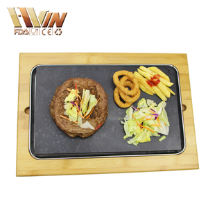 Chaude <span class=keywords><strong>Lave</strong></span> Pierre <span class=keywords><strong>De</strong></span> Cuisson avec <span class=keywords><strong>Plateau</strong></span> En Bambou et <span class=keywords><strong>Plateau</strong></span> En Acier Inoxydable/Restaurant <span class=keywords><strong>de</strong></span> Cuisine - Product Image 1