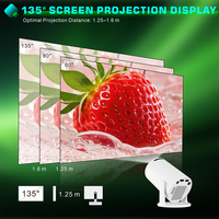 Proyektor Video Topleo Screen Mirroring untuk Home Theater, Film, Game, dan Hiburan