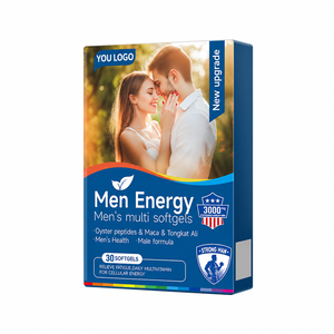 Multivitamínico Natural para Hombres, Cápsulas Blandas Energéticas con Péptidos de Ostra, Maca, Tongkat Ali, Ginseng 3000mg, Fórmula Diaria para la Vitalidad Masculina, 30 Unidades - Product Image 5