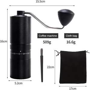 Molinillo de Café Manual Portátil, Mini, con 60 Niveles de Ajuste Externo, de Aleación de Aluminio y Acero Inoxidable 420, para Espresso - Product Image 3