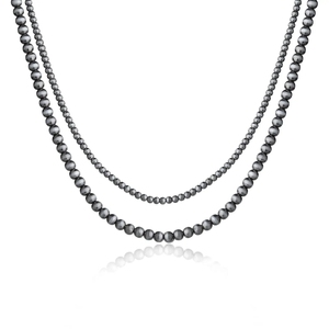 Collares y Pendientes Estilo Vaquera Occidental Clásica, Collares de Perlas <span class=keywords><strong>Navajo</strong></span> con Cadena de Cuentas Retro para Mujer - Product Image 4