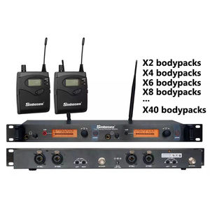 เหมาะสำหรับ Sinbosen Professional M-2050 4 ชุดมอนิเตอร์แบบ Bodypack ไร้สายในหู สำหรับการใช้งานแบบ In-Ear Monitor - Product Image 5