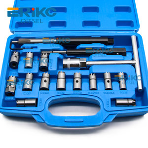 17PCS Diesel Injector Nozzles <strong>Tool</strong> Set Injector Seat Cutter &amp; Cleaner <strong>Reamer</strong> for Injector Universal Automotive Service <strong>Tools</strong> - Product Image 1