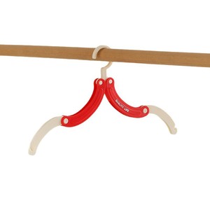 Perchero plegable portátil con clips para viajes y uso doméstico, organizador de ropa con gancho rectangular - Product Image 5