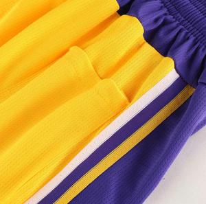 เสื้อยืดโปรโมชั่นแบบแห้งเร็วสีเหลืองพิมพ์ลายตามสั่งสำหรับผู้ใหญ่ หมายเลขชุดฝึกซ้อมสำหรับบาสเกตบอลและฟุตบอล - Product Image 4