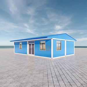 Maison conteneur préfabriquée à assembler facilement pour gymnase, appartement, <span class=keywords><strong>villa</strong></span>, dortoir, hôtel, bureau, camp - Product Image 5