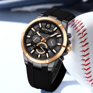 REWARD 831512M Reloj de Pulsera Funcional para Hombre, Reloj de Cuarzo Analógico de Aleación Luminosa, Reloj Deportivo de Lujo a Prueba de Agua para Hombre - Product Image 1