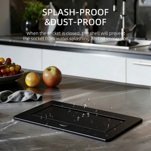 <span class=keywords><strong>Prise</strong></span> électrique de bureau escamotable dissimulée, <span class=keywords><strong>double</strong></span> <span class=keywords><strong>prise</strong></span> allemande avec <span class=keywords><strong>double</strong></span> <span class=keywords><strong>prise</strong></span> <span class=keywords><strong>Internet</strong></span> <span class=keywords><strong>pour</strong></span> ordinateur, <span class=keywords><strong>pour</strong></span> bureau - Product Image 6