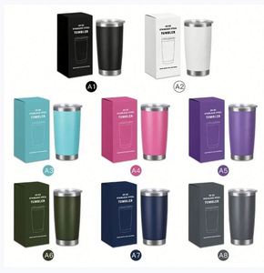Gobelet isotherme en acier inoxydable de 20 oz avec logo, tasse à eau isolée sous vide pour gravure au laser - Product Image 4