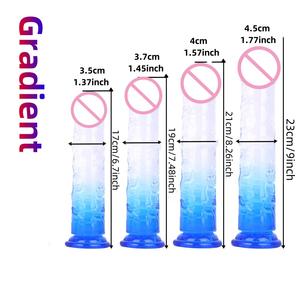 Оптовая продажа: Новинка <span class=keywords><strong>2025</strong></span> года – реалистичный кристаллический дилдо (7, 8, 9, 10, 11, 12 дюймов), <span class=keywords><strong>XXL</strong></span>, из ТПЭ, с крайней частью (фоликс), силиконовый дилдо-игрушка для женщин - Product Image 5