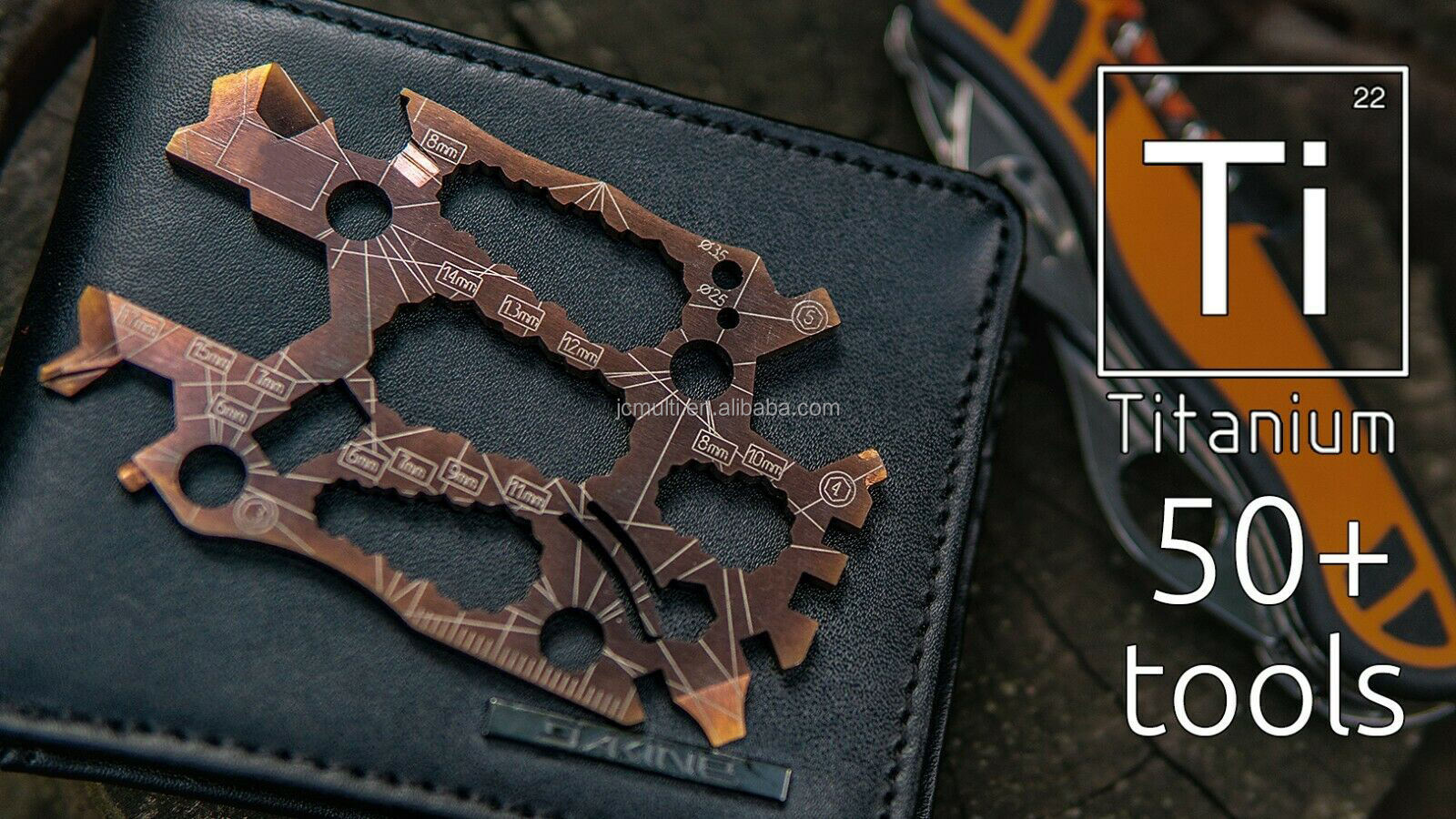 MRF Card Multitool Extreme 3.0 - 40+ Funktionen Titan Karten-Multitool