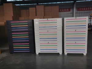 Nhiệm vụ nặng nề kết hợp 5 ngăn kéo A0 A1 Tủ vẽ Tủ kim loại lưu trữ an toàn bản thiết kế bản đồ và nghệ thuật - Product Image 5