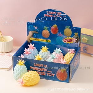 Jouet créatif anti-stress en forme d'ananas, balle à presser, musique, décompression, caoutchouc souple, jouets pour enfants, vente en gros QianQu-014, unité - Product Image 2
