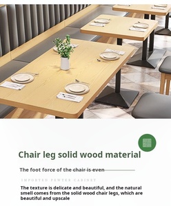 Silla de café de estilo escandinavo de alta calidad, de madera Simple taburete de bar, sillas para muebles de Bar, pizzería - Product Image 6
