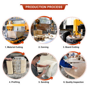 Tavolino da Caffè Moderno in Travertino Beige Personalizzato, Fatto a Mano, Durevole, per Arredamento Soggiorno - Product Image 6