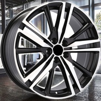 Nuevas Llantas de Aleación JZB de 17 Pulgadas 5x108 Multirradio, Aleación de Aluminio Negra con ET de 35 mm para S60 S80 S90 V40 V70 V60 V90 XC60