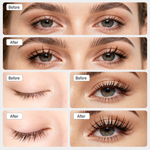 Anti Alergic Grow Fluid Extension Enhancer Venta al por mayor a base de agua Eye Lash Growth Serum Coating 7 Ingredientes para el crecimiento de las pestañas - Product Image 2