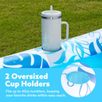 Bouée gonflable de piscine en PVC pour bronzage, 85x57 pouces, pour adultes, idéale pour les événements commerciaux